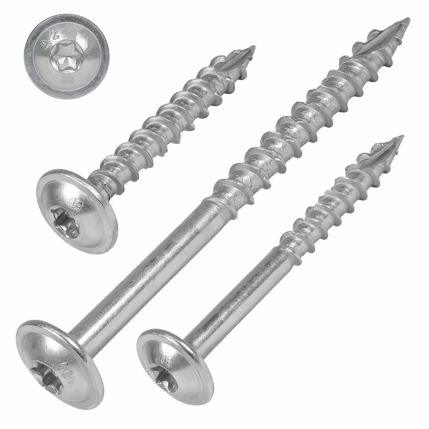 Tellerkopfschraube 5,0 x 30 mm Edelstahl A2 – ETA-Zulassung – 200 Stück