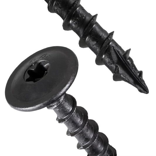Tellerkopfschraube 8,0 x 40 mm schwarz beschichtet – ETA-Zulassung – 50 Stück
