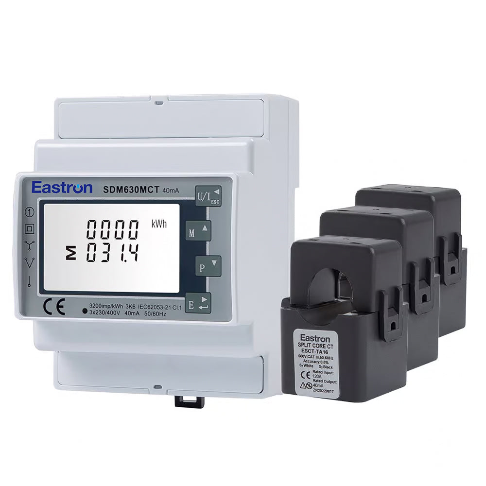 Growatt Smart Meter TPM-CT-E-EU (SDM630MCT V2) 3-Phasen Stromzähler