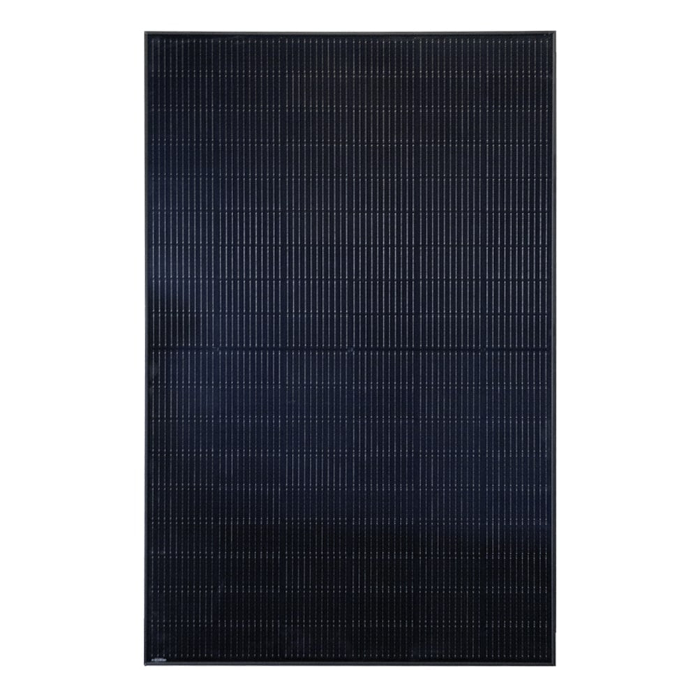 JA Solar JAM54D41-LB Hochleistungsmodul mit N-Type TOPCon Zellen, elegante schwarze Halbzellen-Technologie.