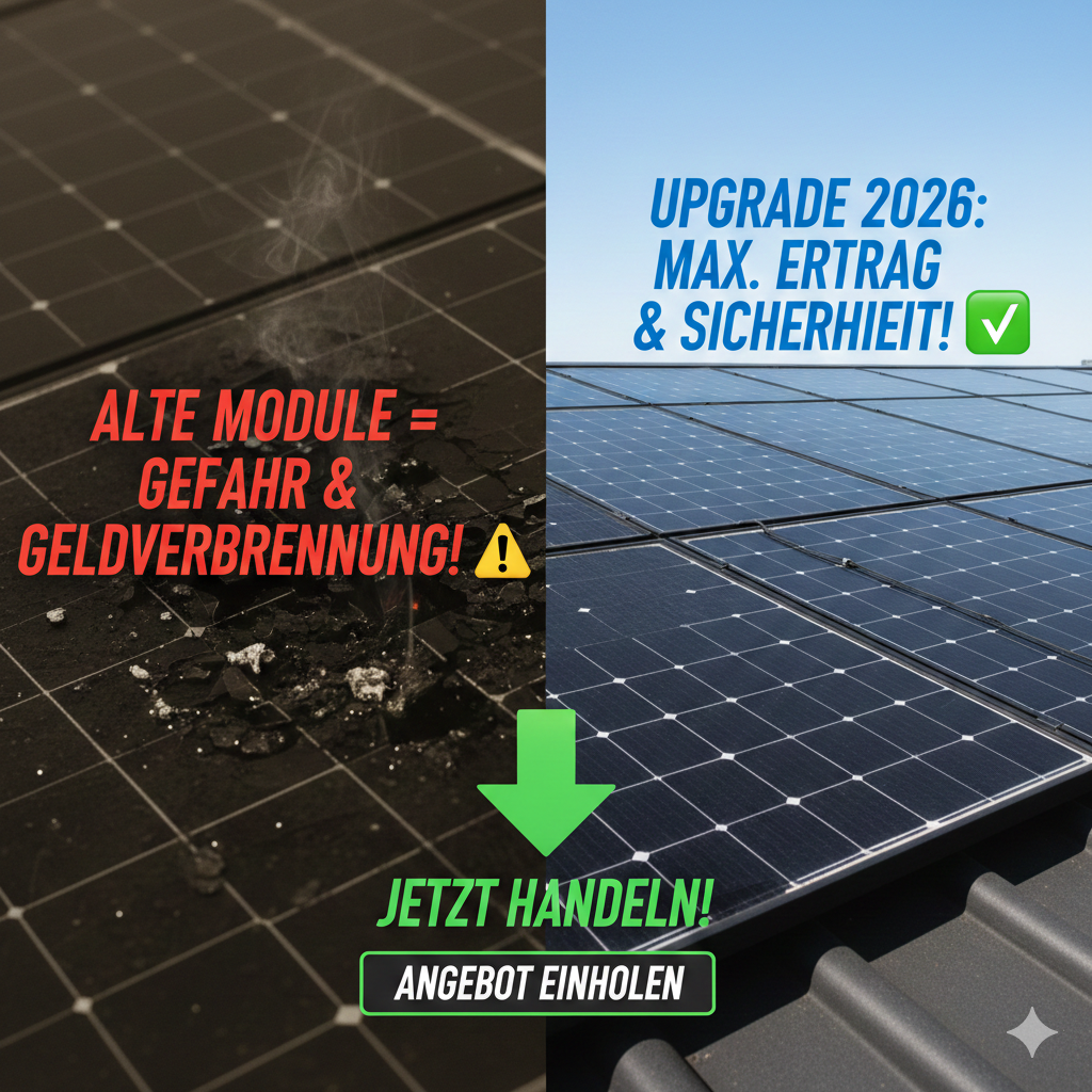 STOPP! 🛑 Deine alte Solaranlage ist eine tickende Zeitbombe (und ein Geldfresser)!