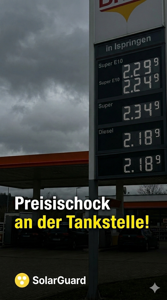 Preisischock an der Tankstelle