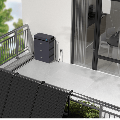 Sunshare Glory Semi-Solid Balcony Power Plant with 1.52 kWh Storage – Efficient Solar System with Dual MPPT & Expandable Energy Storage