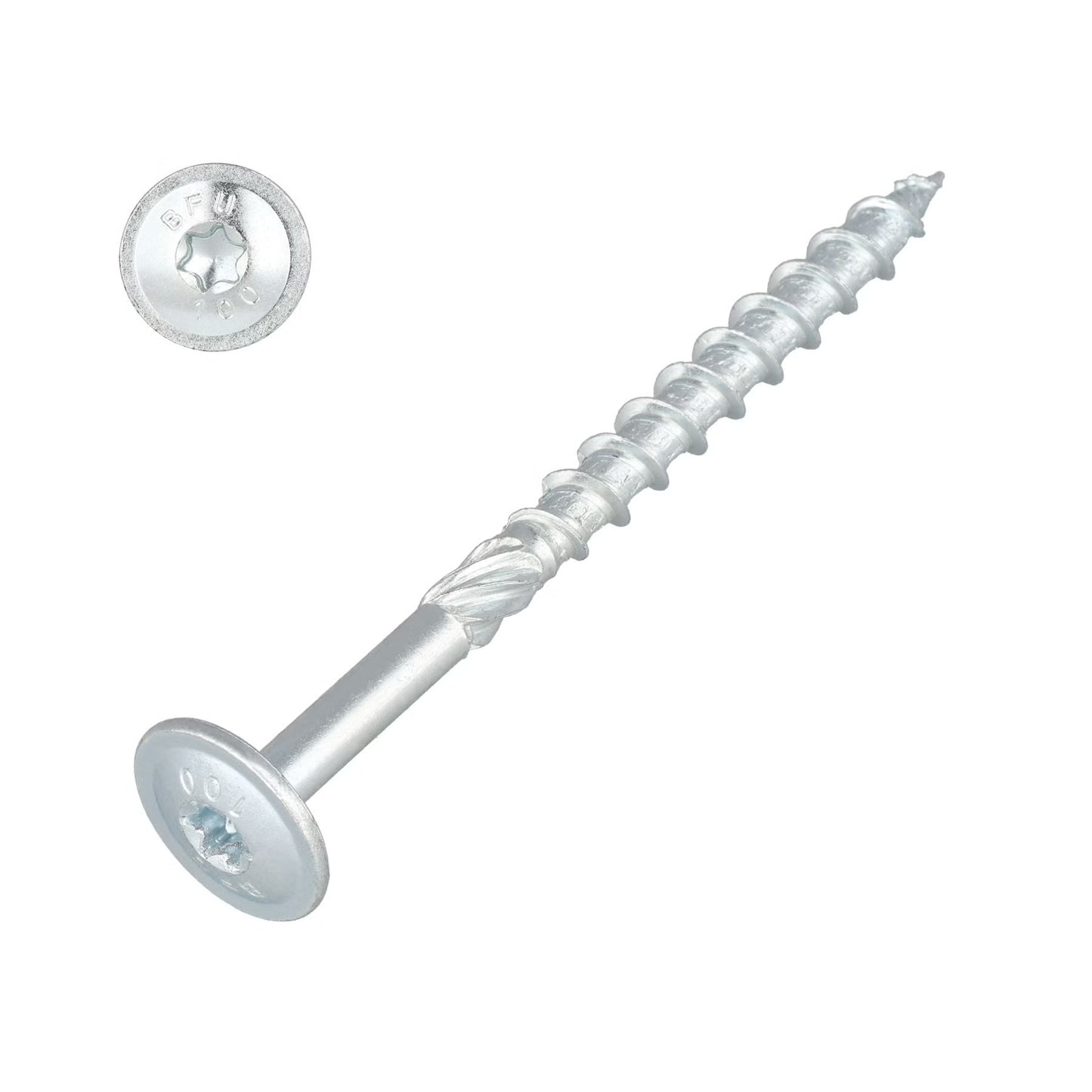 Tellerkopfschraube 8,0 x 40 mm "Panelfix" mit Reibteil – ETA-Zulassung – 100 Stück