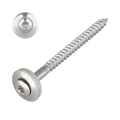 Spenglerschrauben 4,5 x 20 mm Edelstahl A2 mit EPDM-Dichtscheibe – TX20 – 25 Stück