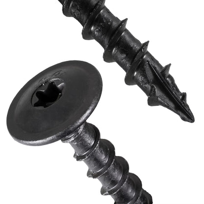 Tellerkopfschraube 8,0 x 40 mm schwarz beschichtet – ETA-Zulassung – 50 Stück