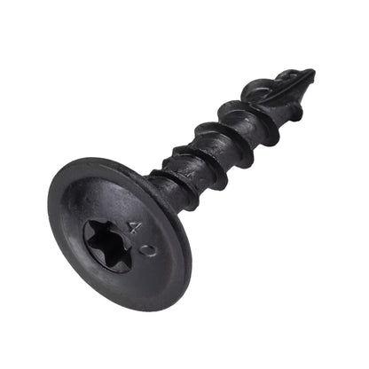 Tellerkopfschraube 8,0 x 40 mm schwarz beschichtet – ETA-Zulassung – 50 Stück