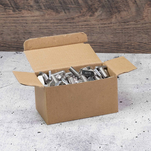Hammerkopfschraube Typ 28/15, Edelstahl A2, M8 x 20 mm – 100 Stück