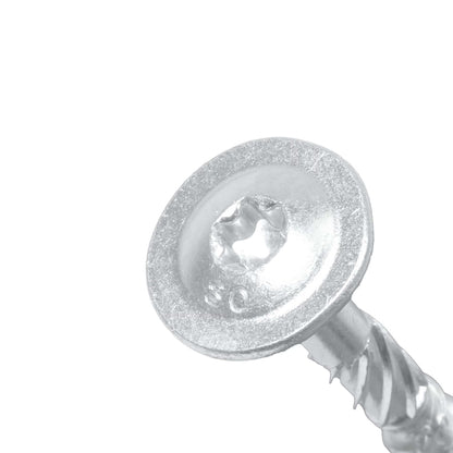 Tellerkopfschraube 8x100 mm – 50 Stück, hell verzinkt, TX40, ETA (Holzbauschraube)