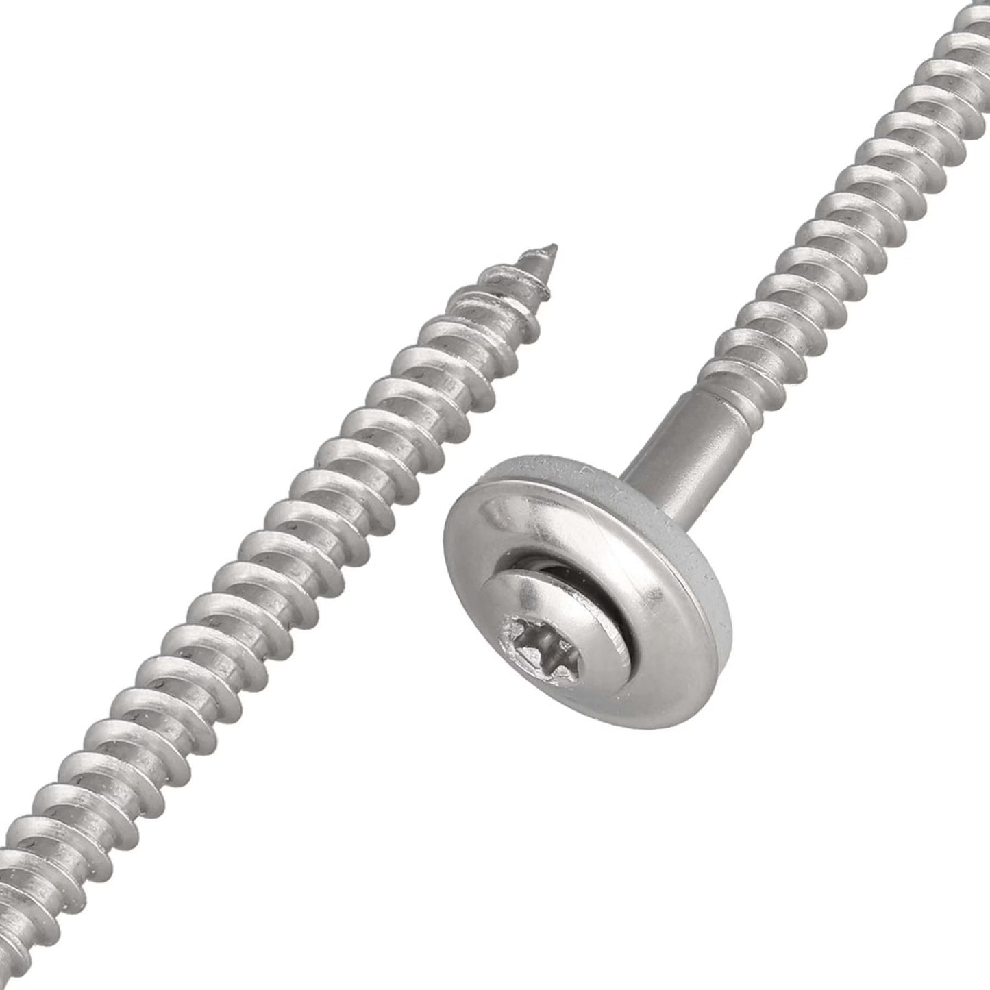 Spenglerschrauben 4,5 x 20 mm Edelstahl A2 mit EPDM-Dichtscheibe – TX20 – 25 Stück