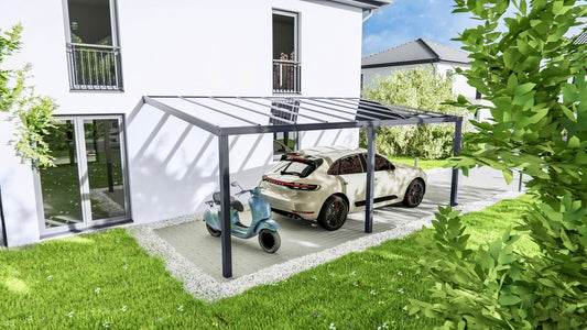 Alu Terrassenüberdachung Klassik