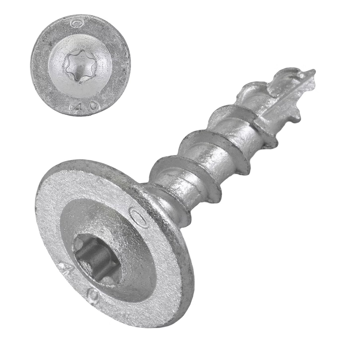 Eurotec Pfostenverbinderschraube 8,0 x 40 mm – 1000h Salzsprühnebel getestet – ETA-Zulassung – 100 Stück