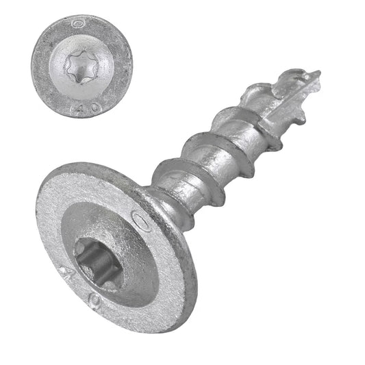 Eurotec Pfostenverbinderschraube 8,0 x 40 mm – 1000h Salzsprühnebel getestet – ETA-Zulassung – 100 Stück