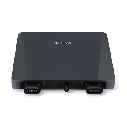 Rückseite des Mikro-Wechselrichters mit AC-Anschlusska