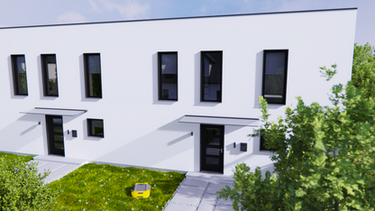 Design Vordach Schwebend