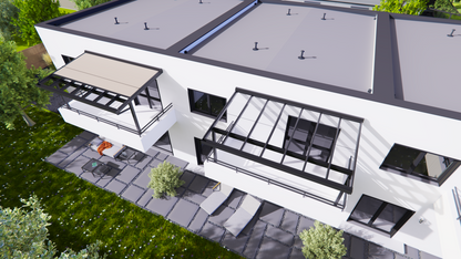 Alu Terrassenüberdachung Klassik