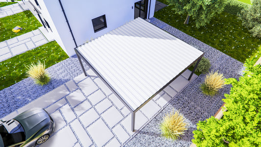 Premium Alu Carport Flat Line