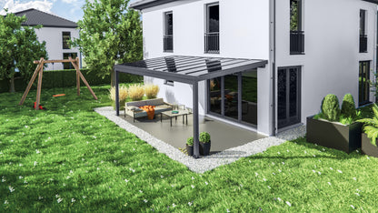 Alu Terrassenüberdachung Klassik